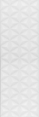 Настенная плитка 12119R Диагональ Белый структура обрезной 25х75 Kerama Marazzi матовая, керамическая