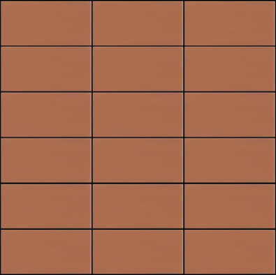 Мозаика Seta Aragosta керамика 30х30 см Appiani матовая чип 50х100 мм, оранжевый SET 2013