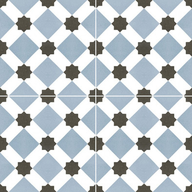 Керамогранит Chic Howard Blue 44,5x44,5 Dual Gres матовый напольный DG_CH_HOW_BLU_DP