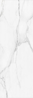 Настенная плитка Marble gloss white 02 Gracia Ceramica 30x90 глянцевая керамическая 010100001301