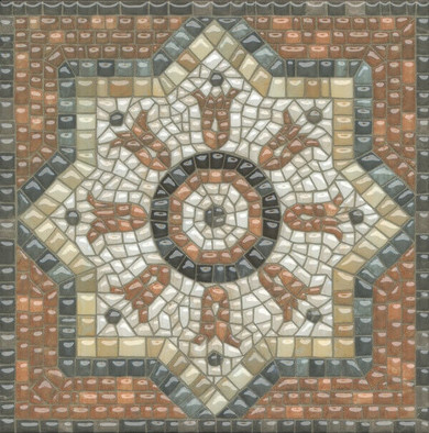 Декор HGD/A434/5009 Стемма 20x20 Kerama Marazzi глянцевый керамический
