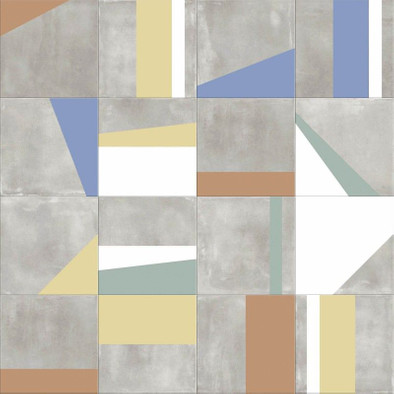 Керамогранит Edge Mix Multicolor 20x20 универсальный матовый фото Керамогранит Edge Mix Multicolor 20x20 универсальный матовый