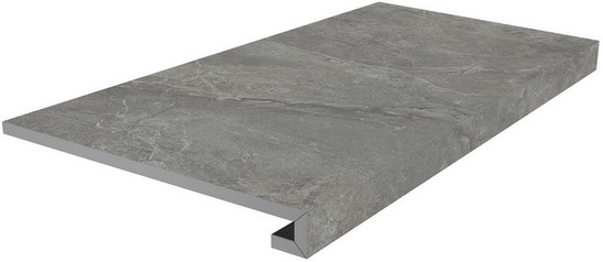 Ступень SG850890R/GCF клееная Риальто Серый Тёмный матовый 33x80x0,9 керамогранит Kerama Marazzi