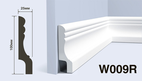 Плинтус Hiwood W009R фото Плинтус Hiwood W009R