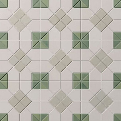 Керамогранит Tesserae Suit Moss 28x28 Wow матовый напольный 127935