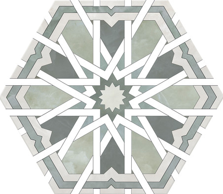 Керамогранит Radiant Sage 20x24 Monopole сатинированный напольная плитка 81025