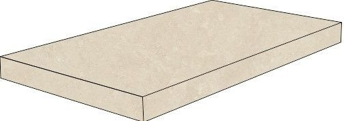 Ступень угловая Шарм Эдванс Алабастро 160 Левая Charme Advance Alabastro scalino160 Ang Sx 33x160 матовая