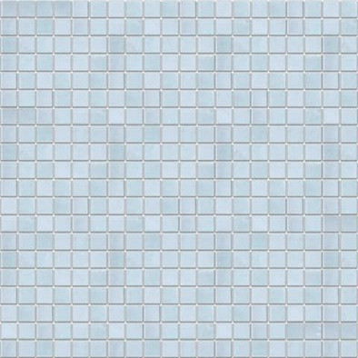 Мозаика Taurus-12 прокрашенная в массе стекло 32.7х32.7 см матовая чип 15х15 мм, голубой