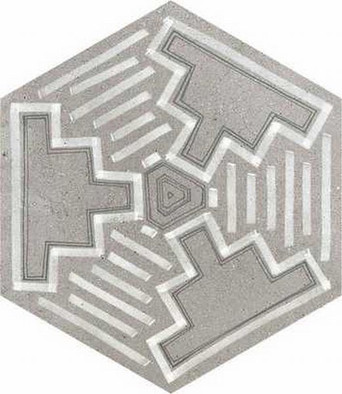 Керамогранит Hexagono Igneus Cemento 26.8x23.3 Vives Rift матовый универсальная плитка 32725
