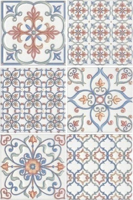 Настенная плитка 5227 Суррей 20х20 Kerama Marazzi глянцевая керамическая