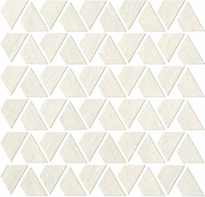 Мозаика Raw White Flag (9RFW) 31,1x31,6 керамика матовая, белый
