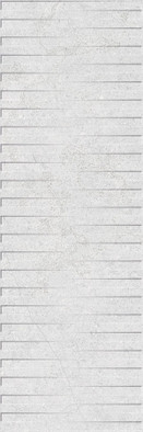 Настенная плитка Markthal Metric Light 30x90 Saloni Ceramica матовая, рельефная (структурированная) керамическая 00000087086