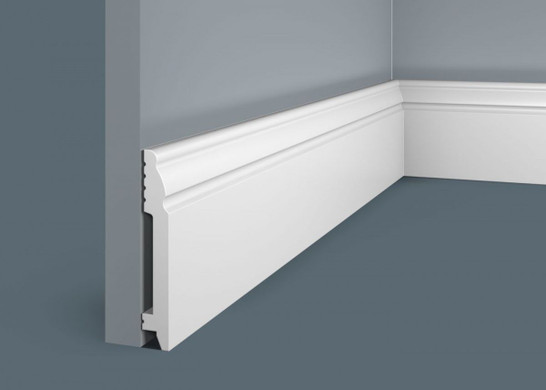 Cosca Напольный плинтус PX027, 99х15, 2000 мм, Экополимер\10