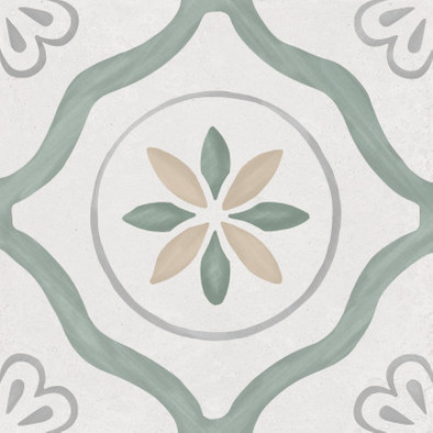 Керамогранит Sirocco Green Petals/22,3/9 22,3x22,3 Peronda матовый универсальный 3386036157