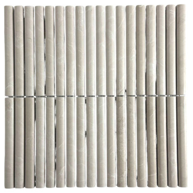 Мозаика Marble Mosaic Royal Botticino Bars мрамор 30.5х30.5 см полированная чип 15х151 мм бежевый
