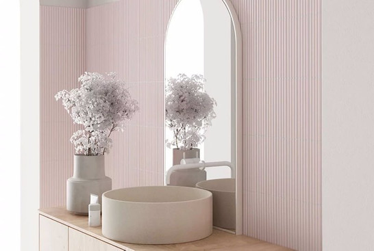 Настенная плитка Costa Nova Pink Stony Matt 5x20 Equipe матовая керамическая 28463 фото Настенная плитка Costa Nova Pink Stony Matt 5x20 Equipe матовая керамическая 28463