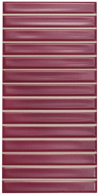 Настенная плитка Sb Berry Matt 12,5x25 Wow матовая, рельефная (структурированная) керамическая 128696