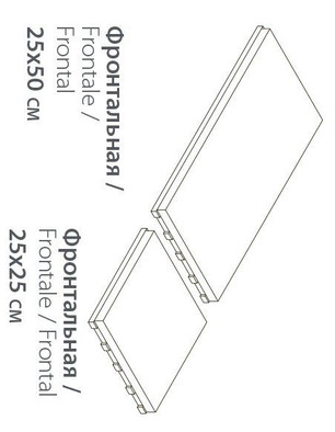 Решётка Фрэйм 20 (25x50) Griglia Frame 20 (25x50) матовый