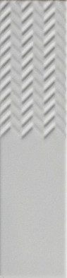 Настенная плитка Waves Bianco 5x20 матовая керамическая