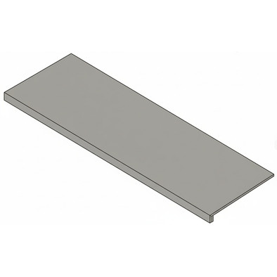 Ступень фронтальная Fossil Black Gradino 30x120 керамогранит матовая Italon 610140000164