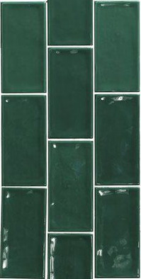 Настенная плитка Glamour Verde керамическая