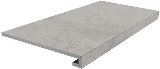 Ступень SG850390R/GCF клееная Риальто Серый Светлый матовый 33x80x0,9 керамогранит Kerama Marazzi Риальто