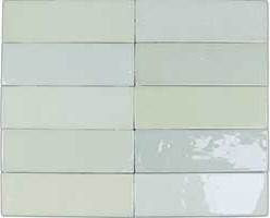 Настенная плитка Safi Mint (122105) 5,2х16 DNA Tiles глянцевая керамическая