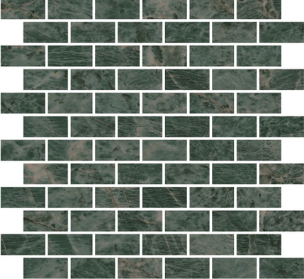 Декор MM13123 Эвора Мозаичный Зеленый глянцевый 30x32 Kerama Marazzi керамический
