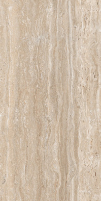 Керамогранит Juliette Travertino Brown Grit Granula 60x120 Realistik carving, лаппатированный (полуполированный) универсальная плитка 80119