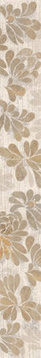 Бордюр Stone Flower Azori 7.5x63 матовый керамический 588881001