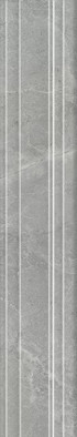 Бордюр BLF021R Багет Риальто Дымчатый глянцевый обрезной 7.3х40 Kerama Marazzi керамический