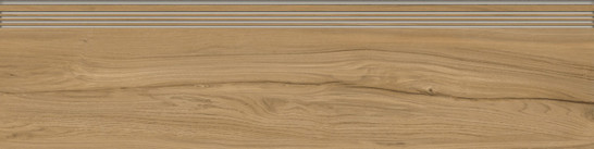 Ступень фронтальная K-2102/SR/st01/300x1200x10 керамогранит структурированная Kerranova Аллея