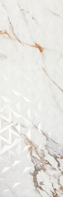 Настенная плитка Firenze 1219 Calacatta Gold Rel Geo Ret 40x120 глянцевая керамическая