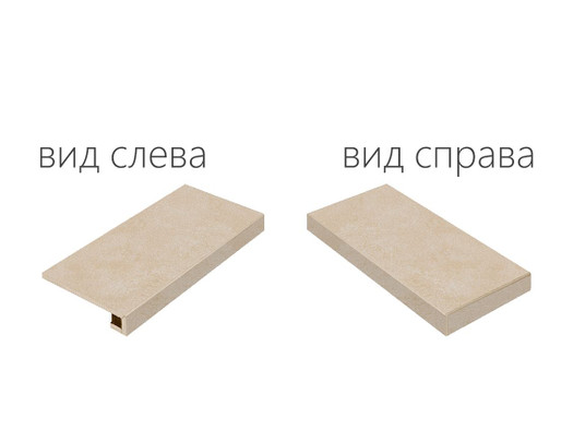 Ступень угловая Материя Магнезио Правая/Materia Magnesio Scalino Angolare Destro 33х120 керамогранит