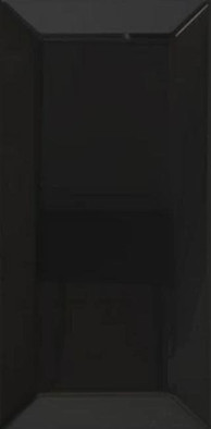 Настенная плитка Biselado Classic Black Br 7.5x15 глянцевая керамическая