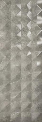 Настенная плитка Fusion Sandy Grey 35x100 глянцевая керамическая