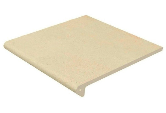 Ступень фронтальная Urban Beige Anti-Slip Round. Beige 30x33 клинкер антискользящая (grip) Gres de Aragon 00000040684