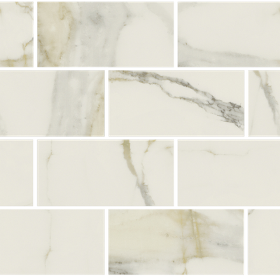Мозаика I Classici Calacatta Gold 7,5x15 6 mm Mur. Matte (753303) керамогранит 30х30 см матовая, белый, серый