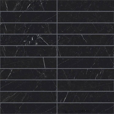 Мозаика I Classici Marquinia Mos.3x15 Glossy (750879) 30x30 керамогранит глянцевая, черный фото Мозаика I Classici Marquinia Mos.3x15 Glossy (750879) 30x30 керамогранит глянцевая, черный