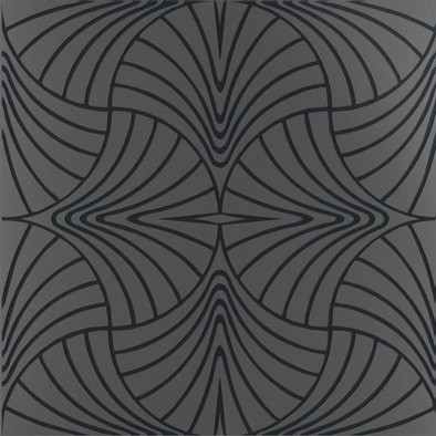 Декор Piuma Silver Sterling Su Nero Matt 60x60 Petracer`s Swing керамогранит глазурованный, матовый S PIUMA 23-20