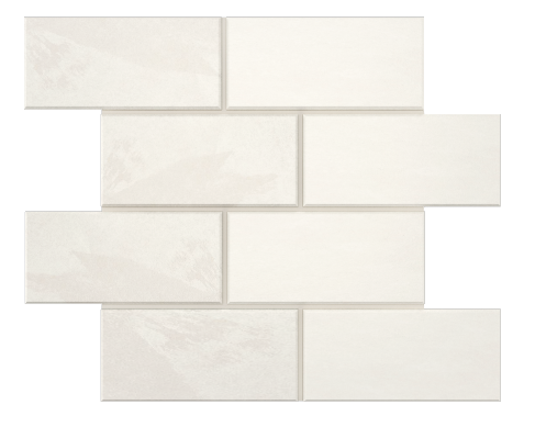 Мозаика LN00/TE00 Bricks Big 28,6x35 неполированная керамогранитная белый 39620