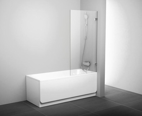 Шторка для ванны Ravak Brilliant BVS1-80 хром+транспарент 7U840A00Z1