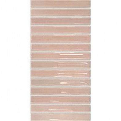 Настенная плитка Flash Bars Blush 12,5х25 DNA Tiles глянцевая керамическая 133472