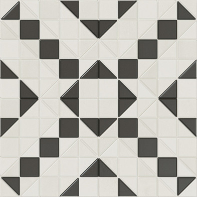 Керамогранит Like Black and White 28x28 Wow матовый напольный 130014