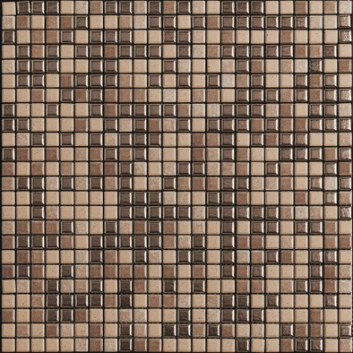 Мозаика Mix Standard Poetic 2 керамика 30х30 см Appiani матовая чип 12х12 мм, бежевый, коричневый XPOE 402