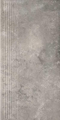 Ступень фронтальная Octane Grafit Stopnica Prosta 30x60 g1 клинкер матовая Paradyz Ceramika P-G-300X600-1-OCTA.GTSP