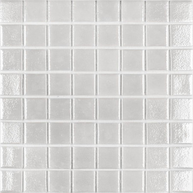 Мозаика Shell № 563 White (на сетке) 38x38 стекло 31.7x31.7