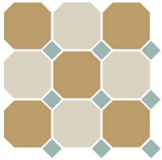 Керамогранит 4403+16 OCT13-A Yellow 03 White 16 /Turquoise 13 Dots 30x30 напольный матовый