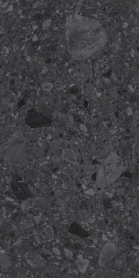 Керамогранит Fossil Svart 60x120 Ocean ceramic матовый, рельефный (рустикальный) универсальная плитка OC0000249
