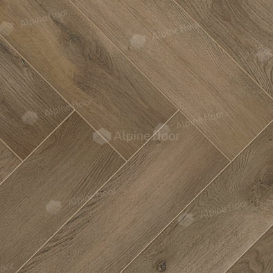 Ламинат Alpine Floor Herringbone 12 Pro LF106-11 Дуб Анжу 606х101х12 12 мм 34 класс с фаской